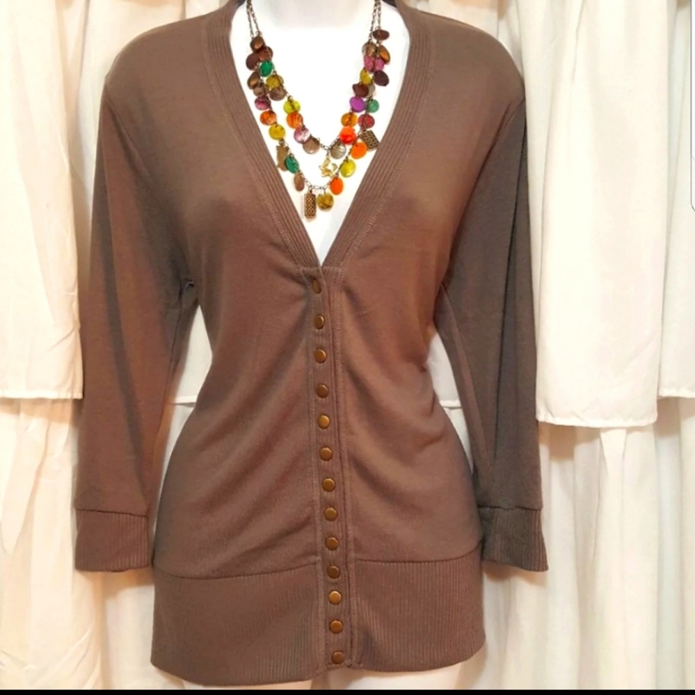 Zenana Outfitters Snap Front Cardigan